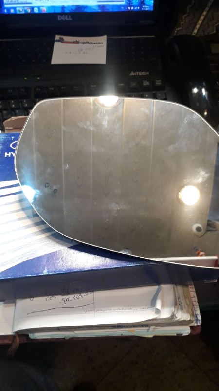 شیشه آینه بغل هیوندایی سانتافه مدل ۲۰۱۵ به بالا اصلی فابریک جیینون پارت 87621 2W120